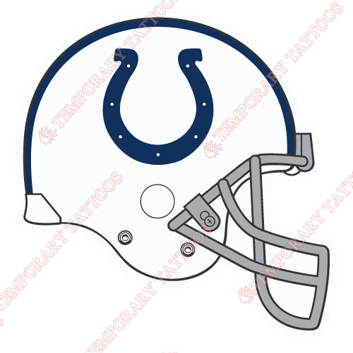 Indianapolis Colts Customize Temporary Tattoos Stickers NO.546